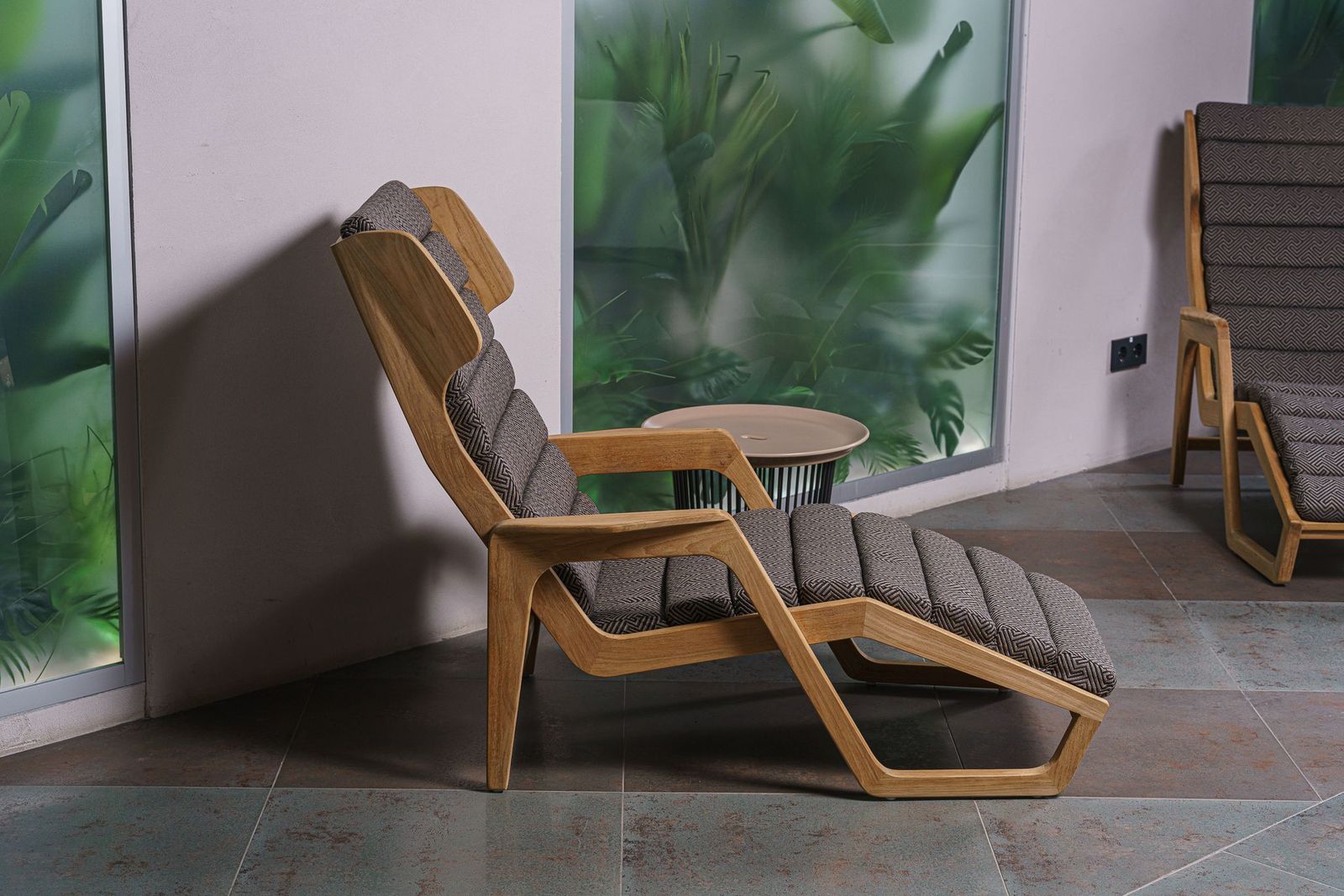 Molteni&C Уличный шезлонг D.150.5 от Molteni & C — в интерьере