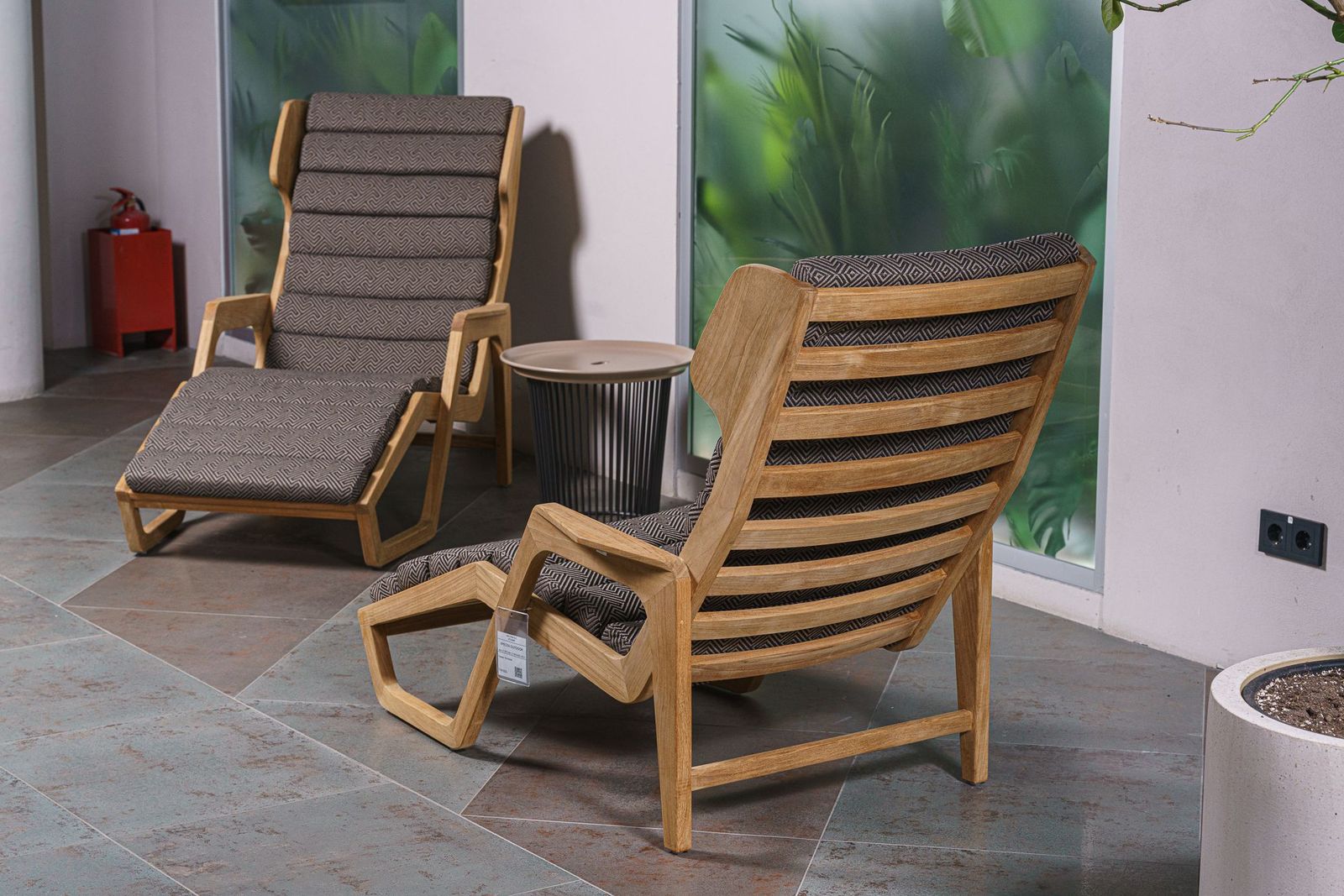 Molteni&C Уличный шезлонг D.150.5 от Molteni & C — в интерьере