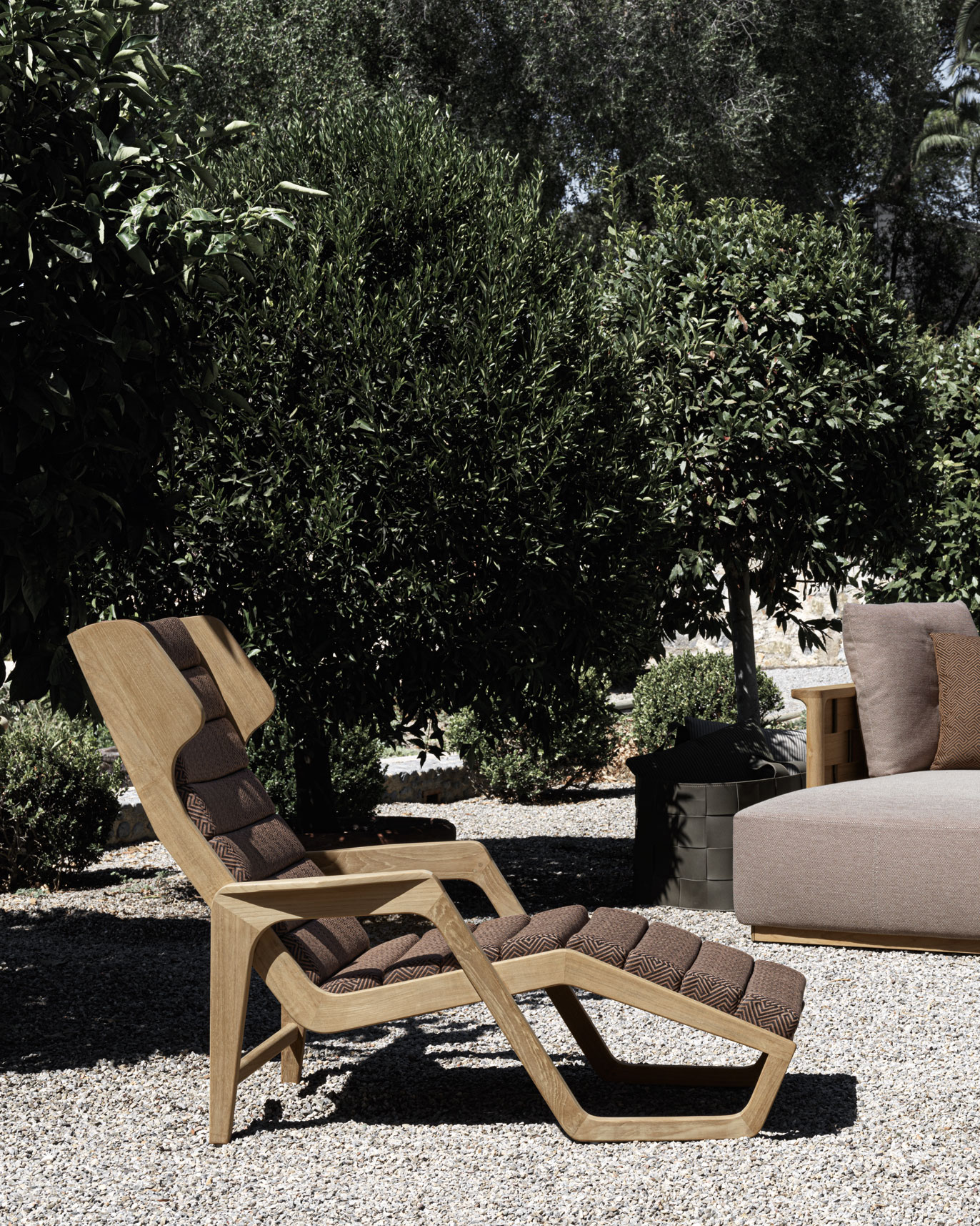 Molteni&C Уличный шезлонг D.150.5 от Molteni & C — в интерьере