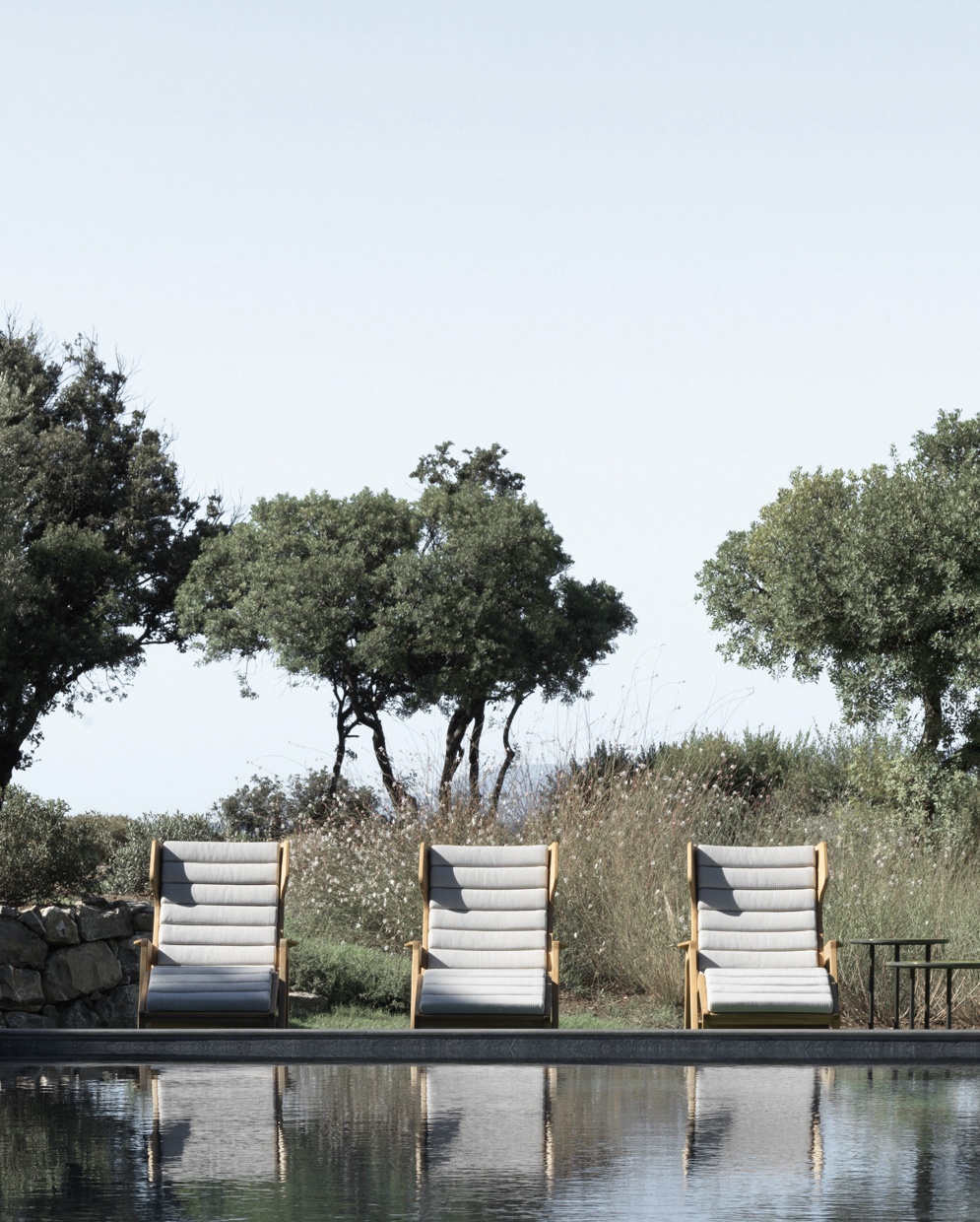 Molteni&C Уличный шезлонг D.150.5 от Molteni & C — в интерьере