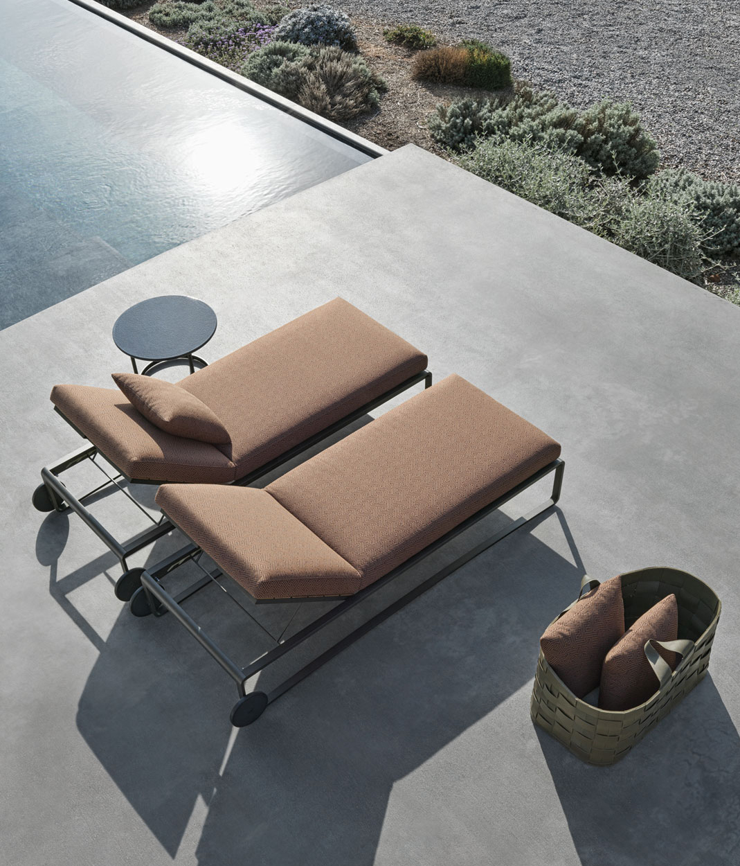 Molteni&C Шезлонг Guell от Molteni & C — в интерьере