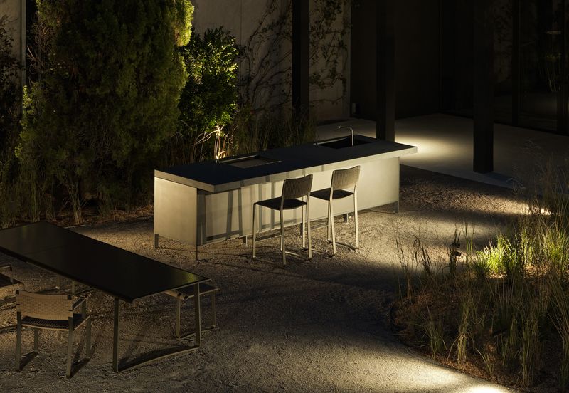 Molteni&C Уличная кухня Helios от Molteni & C — в интерьере