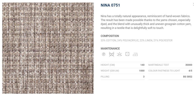 Flou Банкетка Olivier Nina Rosa Antico 751 от Flou