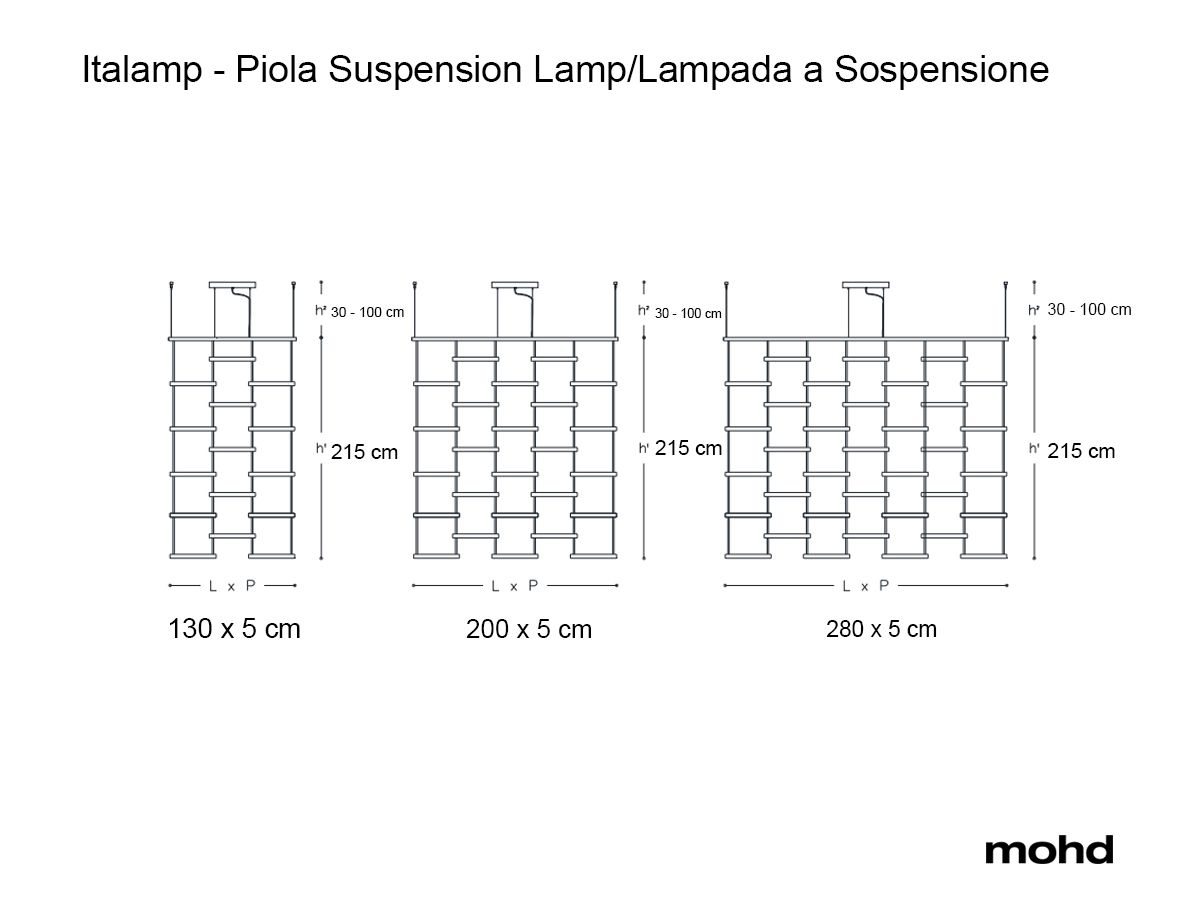 Italamp Подвесная композиция Piola от Italamp