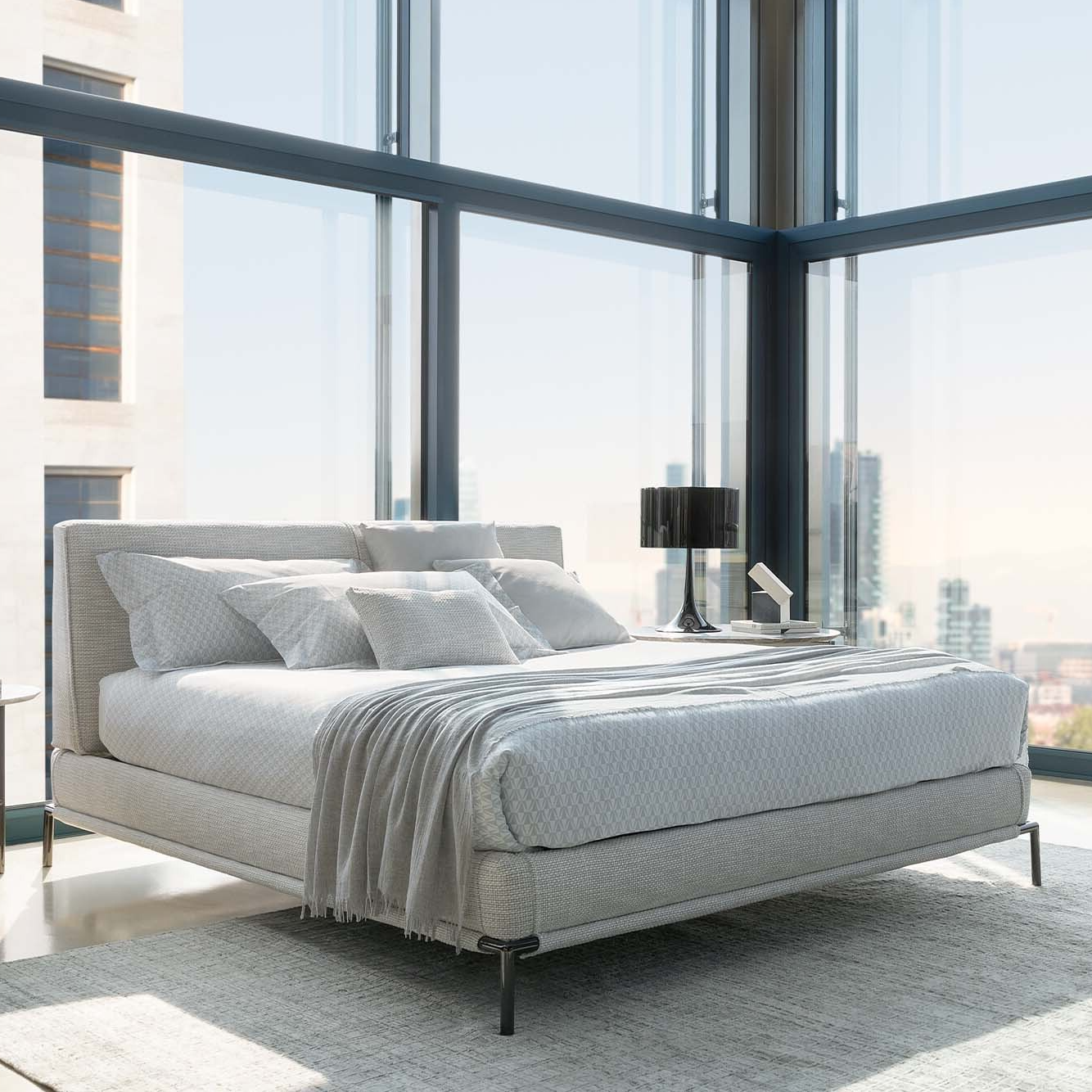 Flou Кровать Icon 556 Seattle от Flou — в интерьере