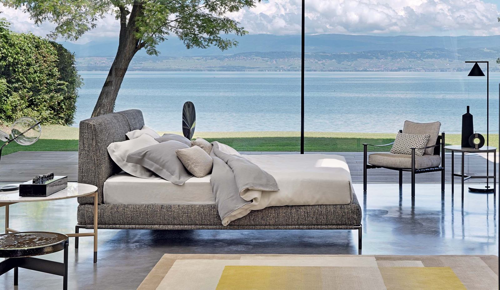 Flou Кровать Icon 556 Seattle от Flou — в интерьере