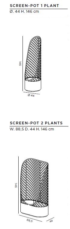 De Castelli Ваза Screen-Pot от De Castelli