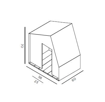 De Castelli Домик для собаки Dog House N.1 от De Castelli