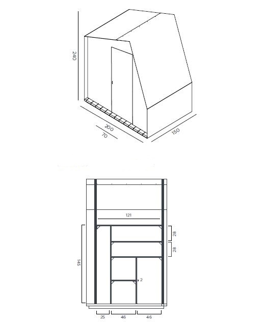 De Castelli Домик для сада Cottage N.1 от De Castelli