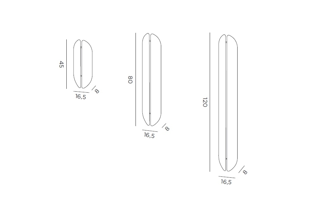 De Castelli Бра Aare 120 H8 от De Castelli