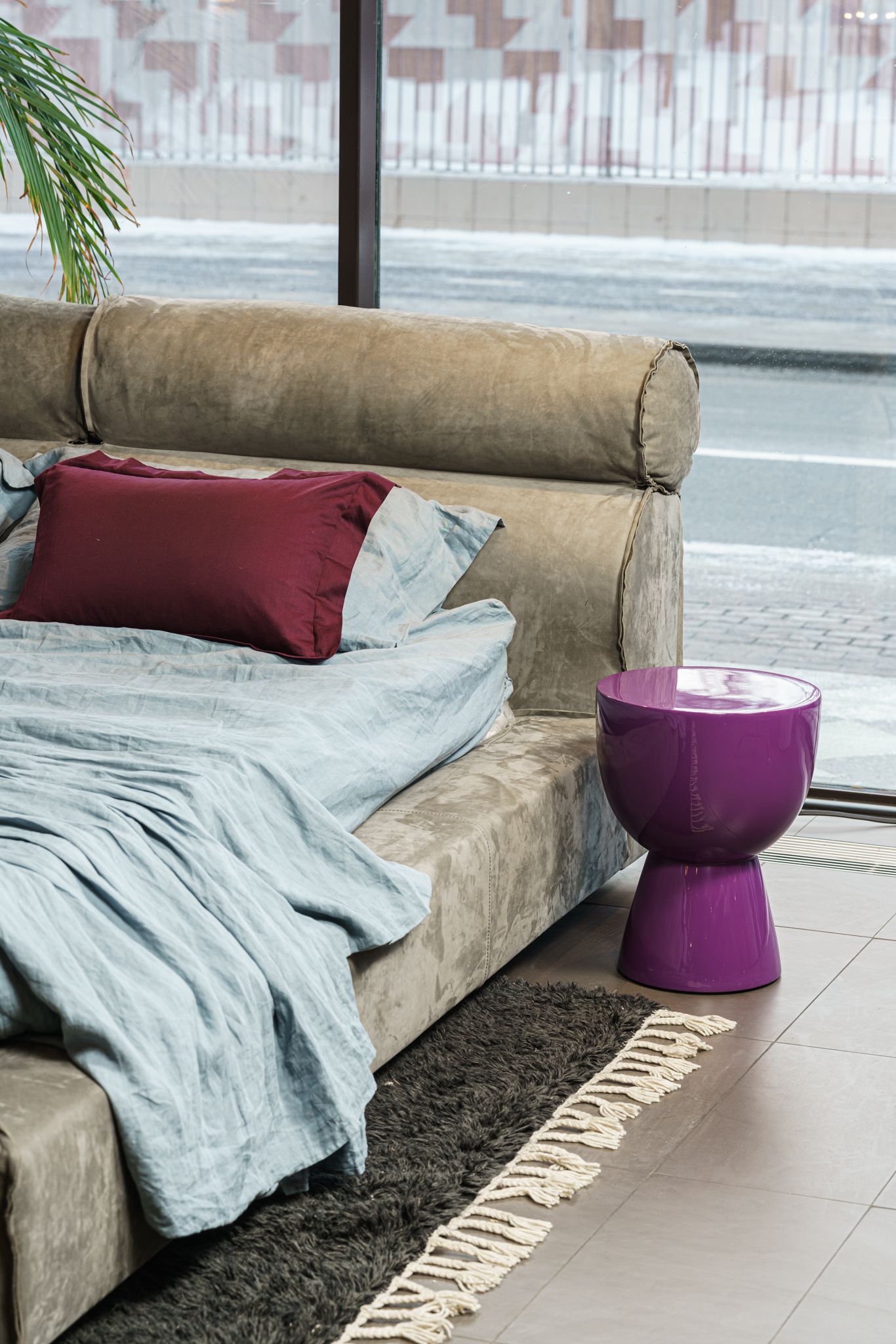 Baxter Кровать Miami Soft Kashmir Mousse от Baxter — в интерьере