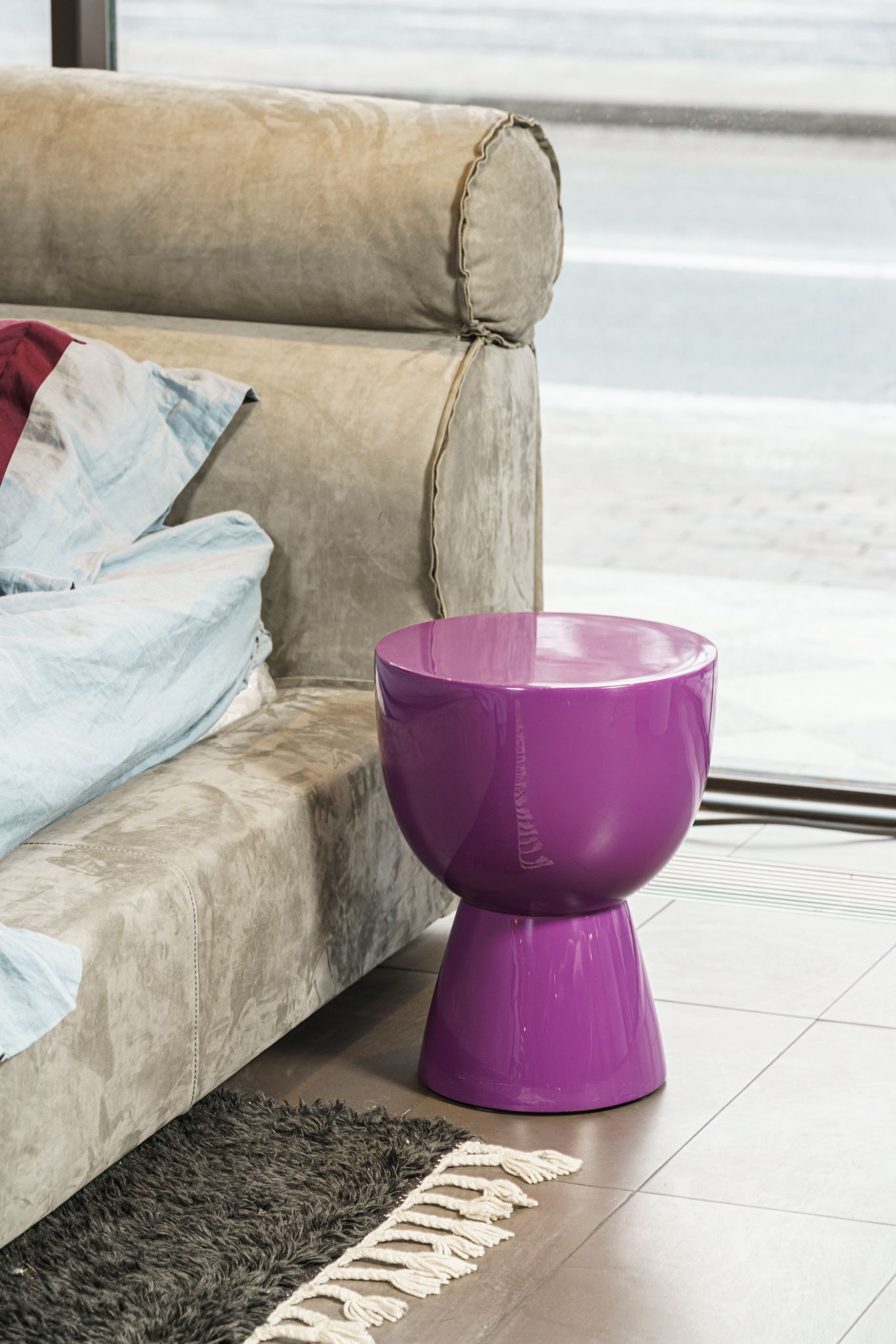 Baxter Кровать Miami Soft Kashmir Mousse от Baxter — в интерьере