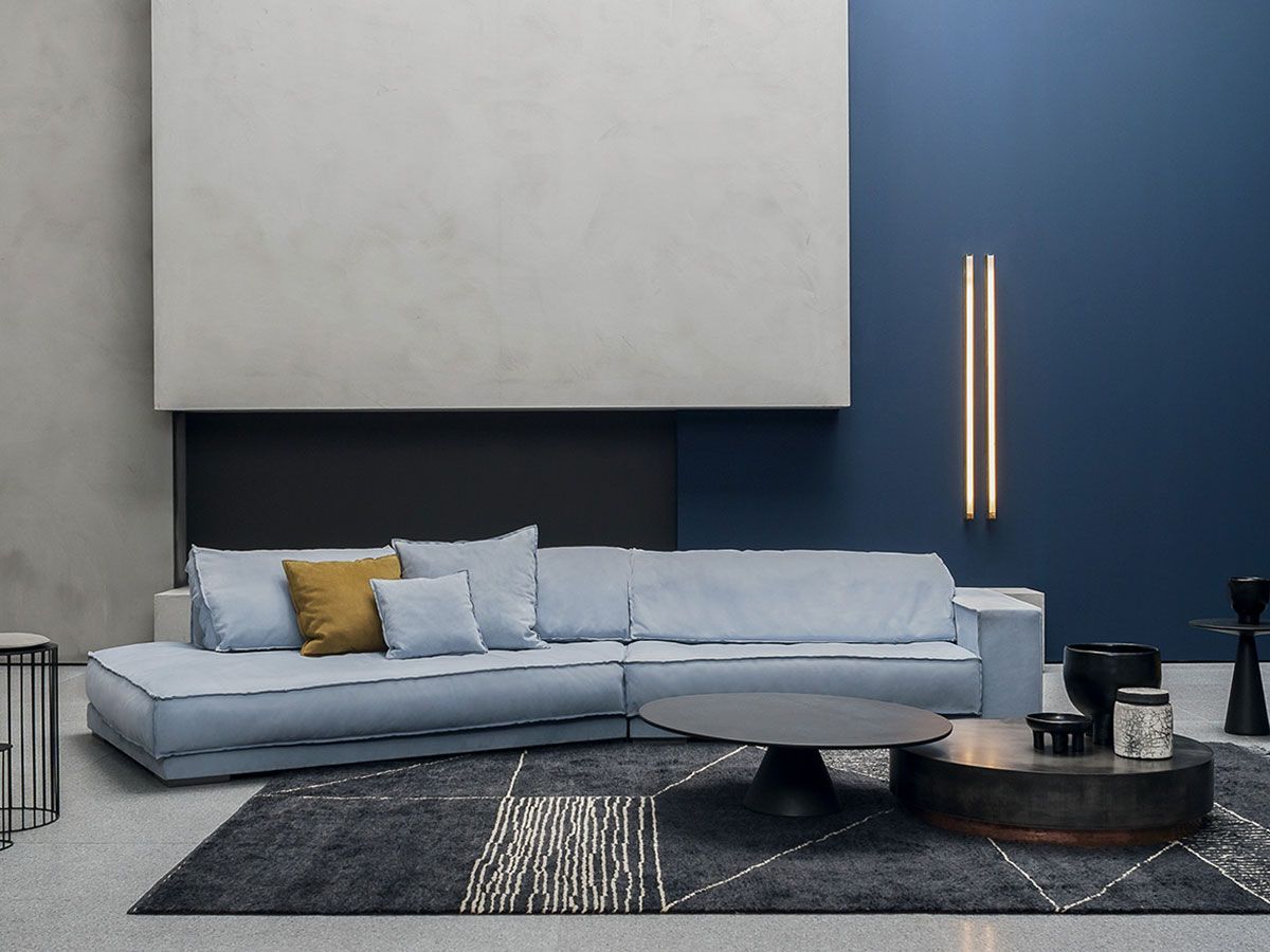 Baxter Диван Budapest Soft Kashmir Azure 330 от Baxter — в интерьере