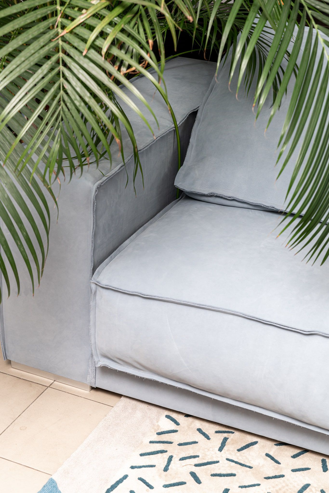 Baxter Диван Budapest Soft Kashmir Azure 330 от Baxter — в интерьере