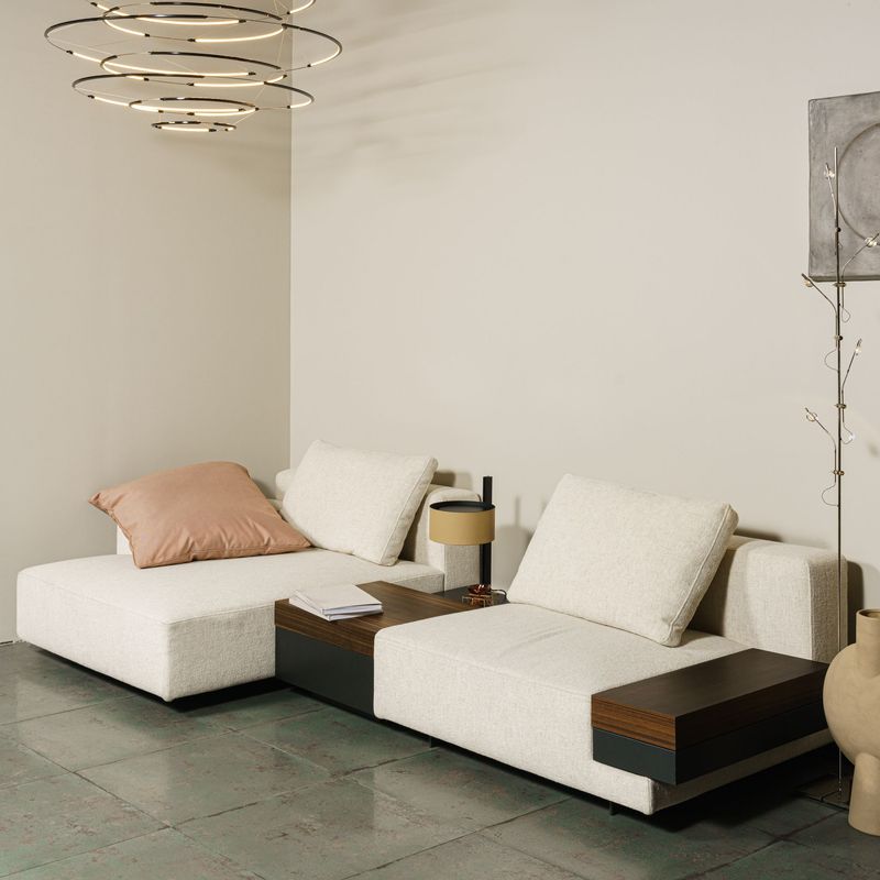 Molteni&C Диван Marteen со столиками от Molteni & C — в интерьере