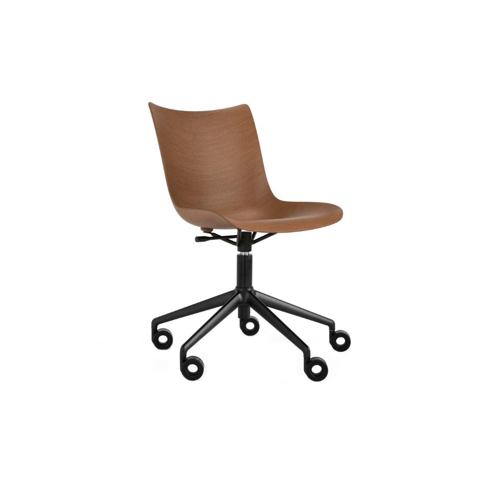 Kartell Рабочее кресло P/Wood на колесиках от Kartell
