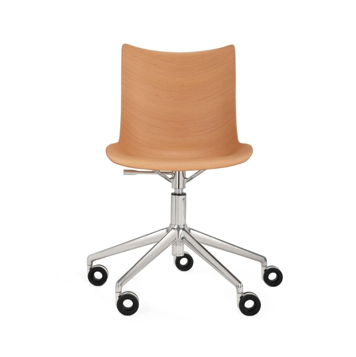 Kartell Рабочее кресло P/Wood на колесиках от Kartell
