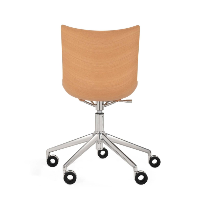 Kartell Рабочее кресло P/Wood на колесиках от Kartell