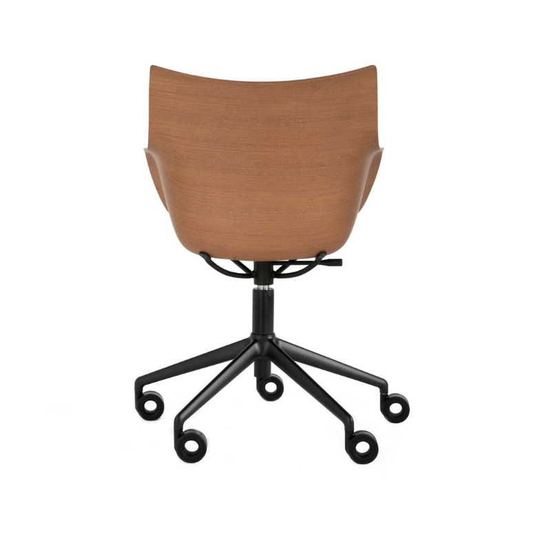 Kartell Рабочее кресло Q/Wood на колесиках от Kartell