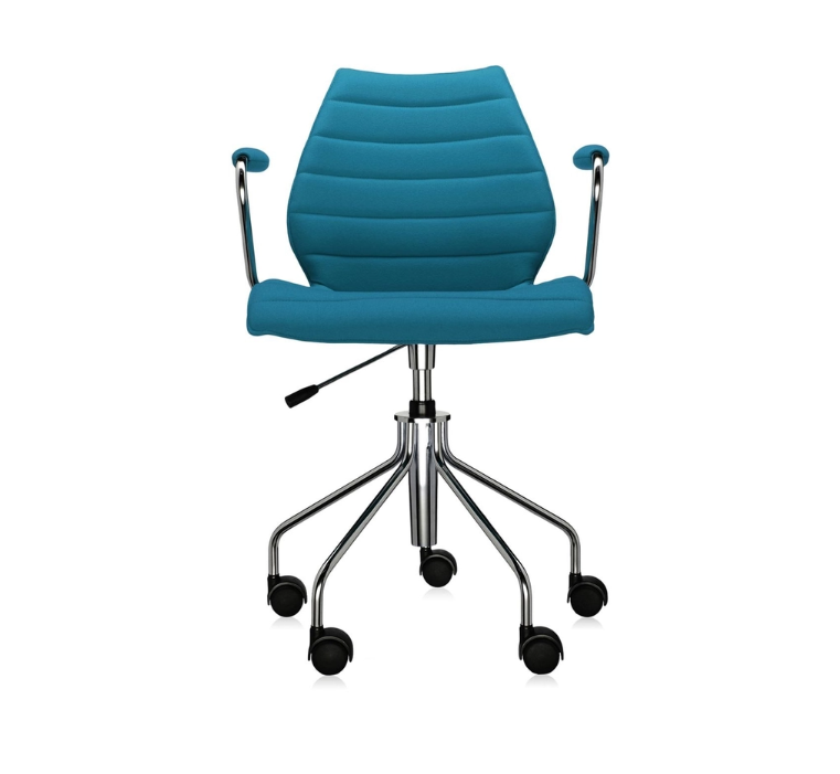 Kartell Рабочее кресло Maui soft trevira с подлокотниками от Kartell