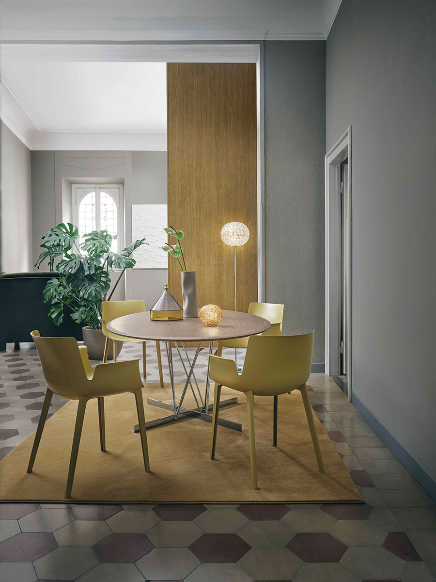 Kartell Стол Viscount Of Wood Tondo от Kartell — в интерьере