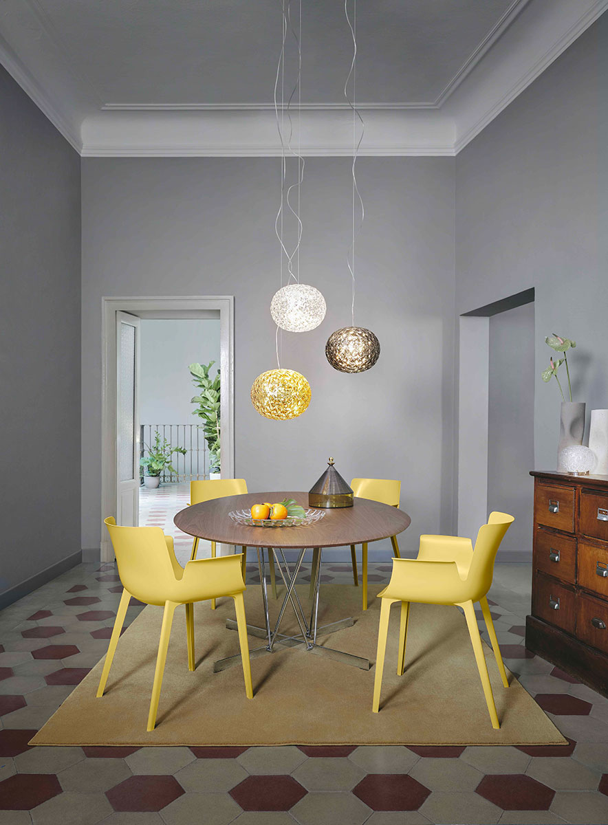Kartell Стол Viscount Of Wood Tondo от Kartell — в интерьере