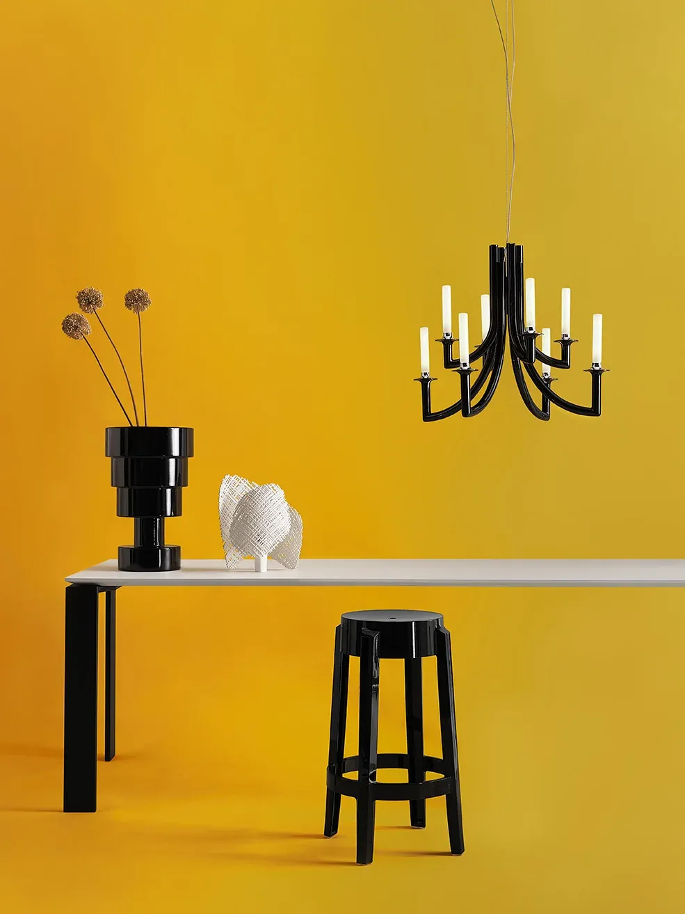 Kartell Люстра Khan Metal от Kartell — в интерьере
