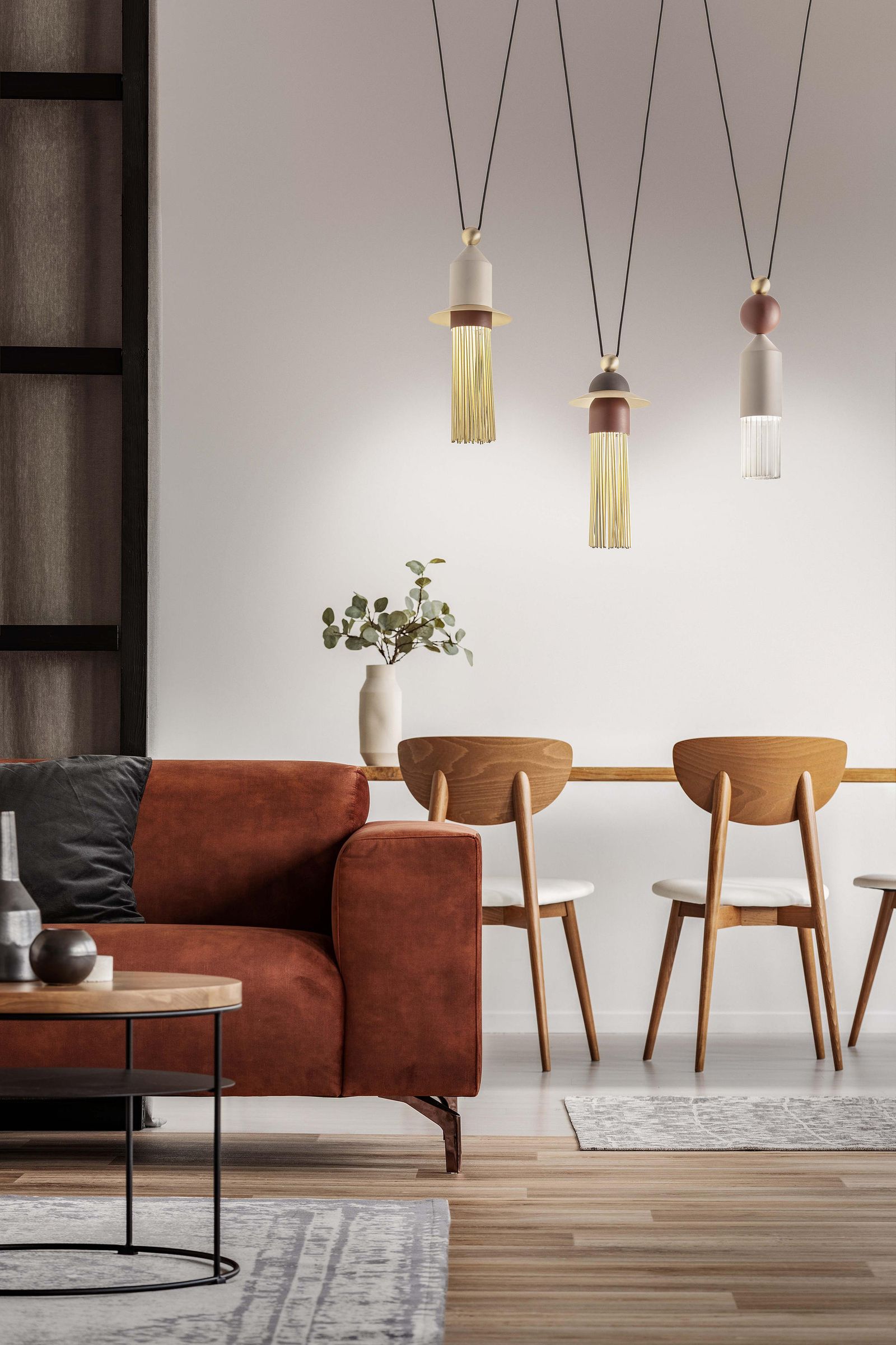 Masiero Подвесной светильник Nappe C3 Warm от Masiero — в интерьере