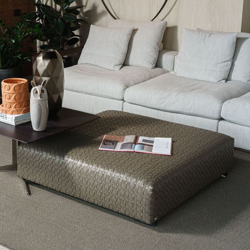 Flexform Пуф Bangkok Olive 120 от Flexform — в интерьере