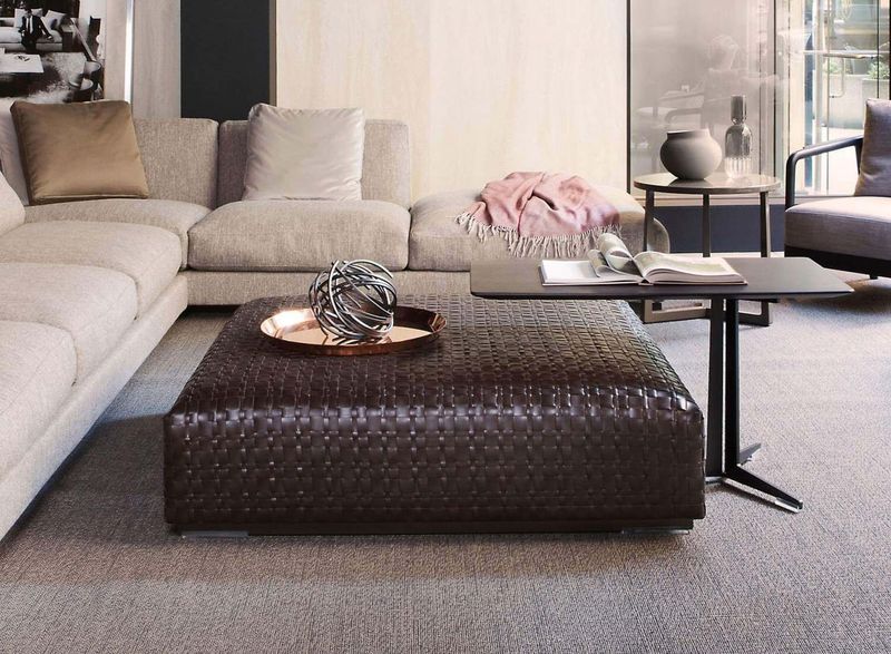 Flexform Пуф Bangkok Dark Brown 120 от Flexform