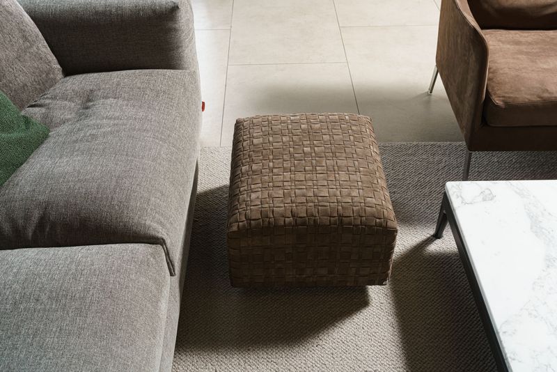 Flexform Пуф Bangkok 60*50 Suede Brown от Flexform