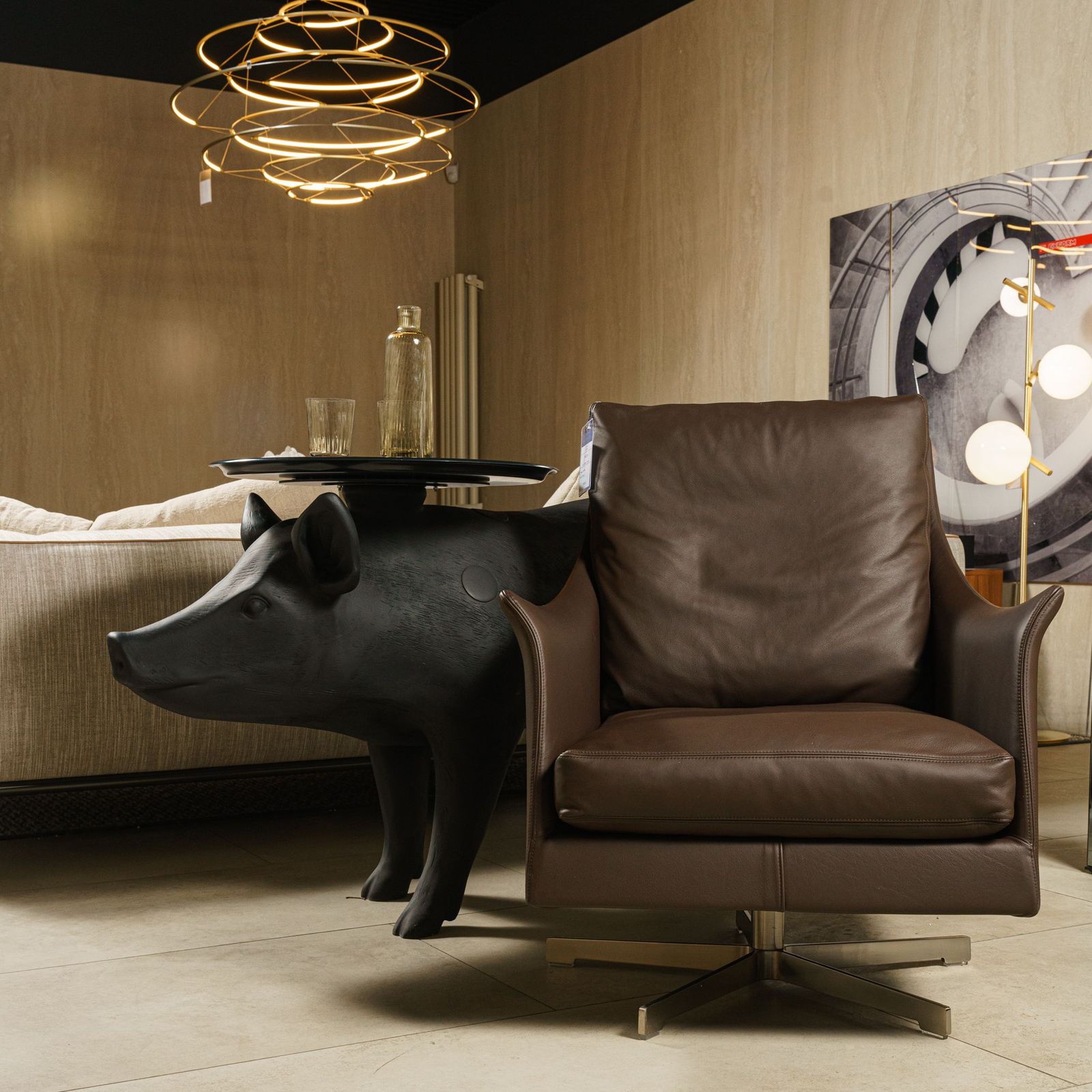 Flexform Кресло Boss Pelle 619 от Flexform — в интерьере