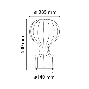 Flos Настольная лампа Gatto F2601009 от Flos
