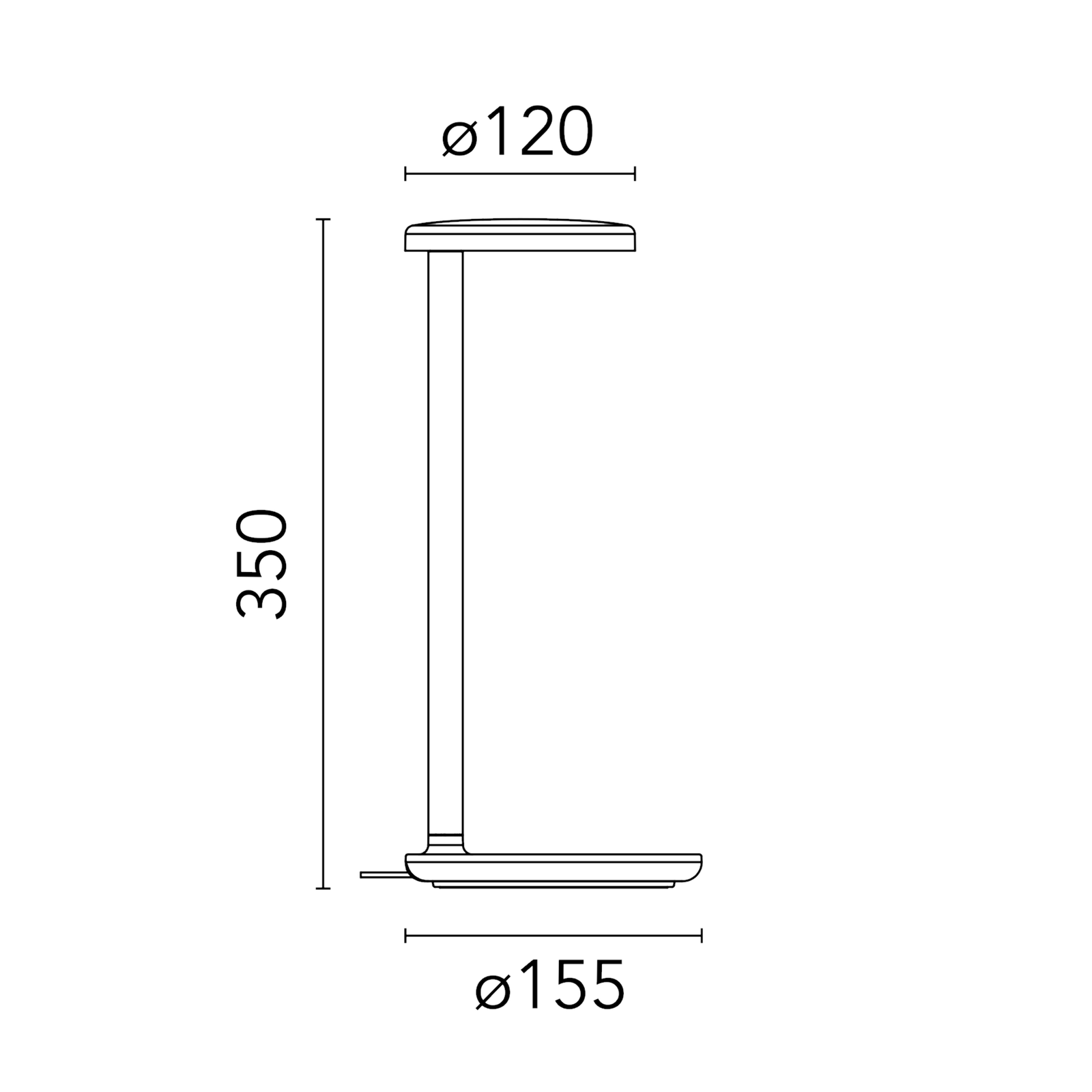 Flos Настольная лампа Oblique Matte Rust 09.8301.DX от Flos