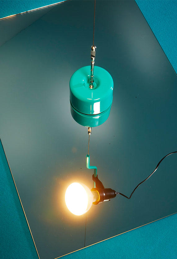 Flos Подвесной светильник Parentesi 50 Turquoise F5601074 от Flos