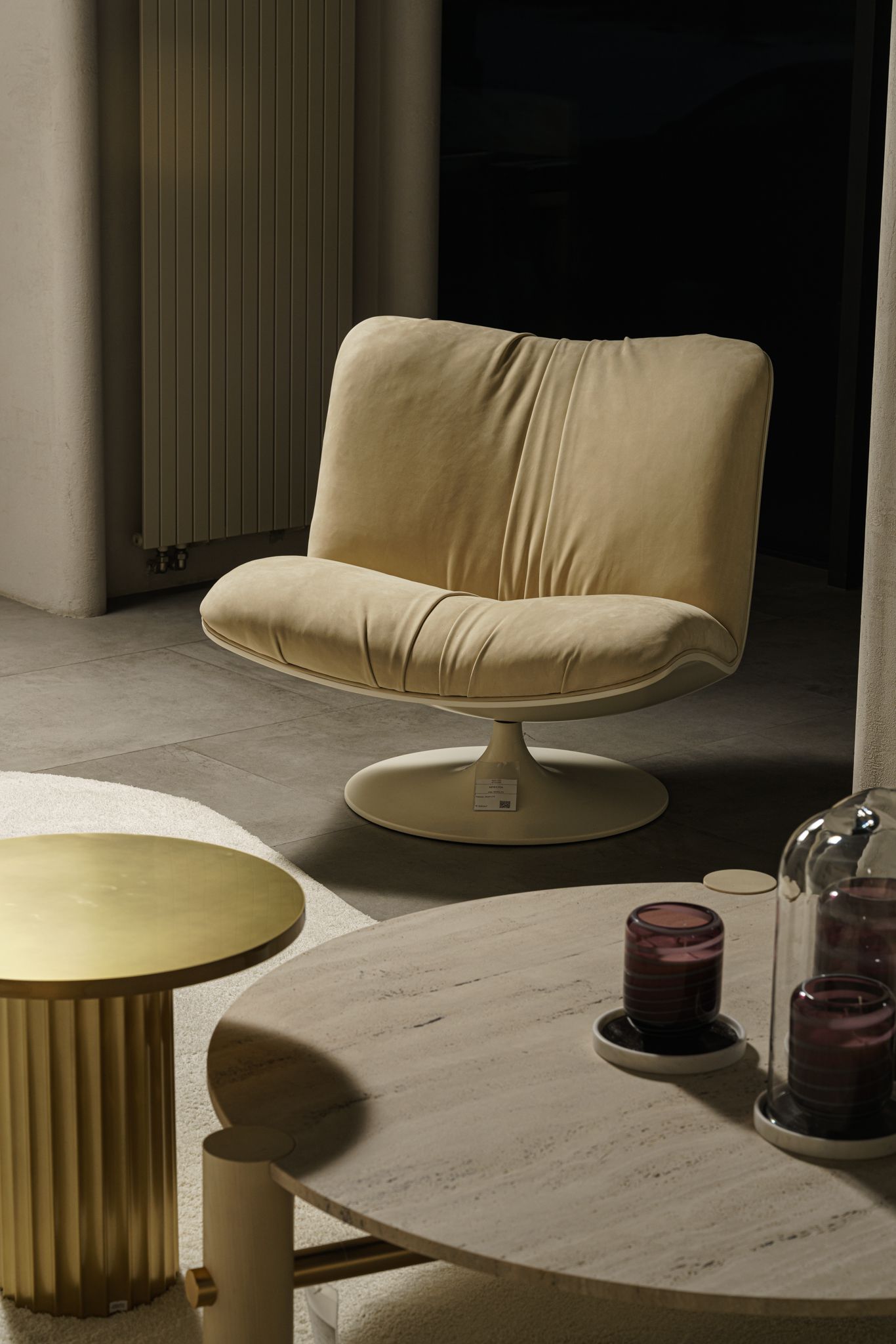 Baxter Кресло Marilyn Kashmir Biscuit от Baxter — в интерьере