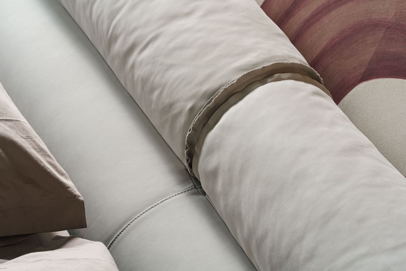 Baxter Кровать Miami Soft Kashmir Nuage от Baxter — в интерьере