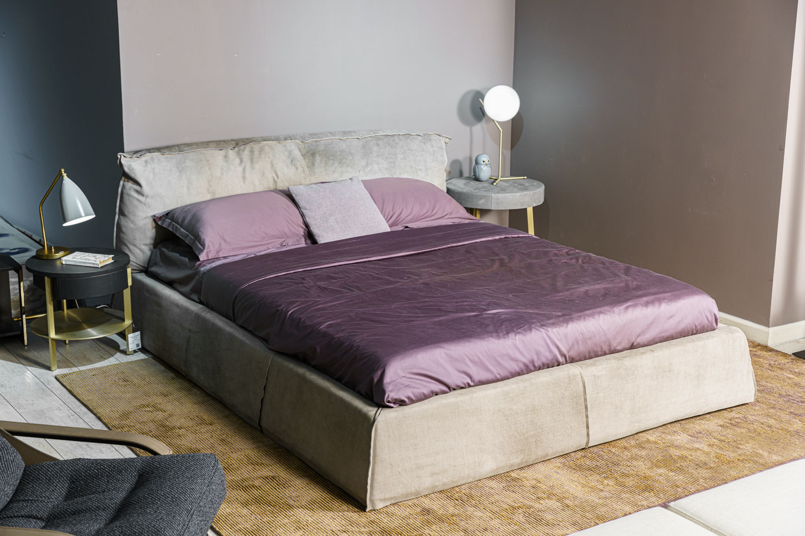 Baxter Кровать Paris Slim 180 Bo.H Kaki от Baxter — в интерьере