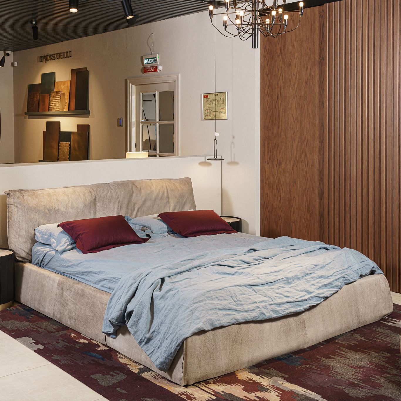 Baxter Кровать Paris Slim 180 Bo.H Kaki от Baxter — в интерьере