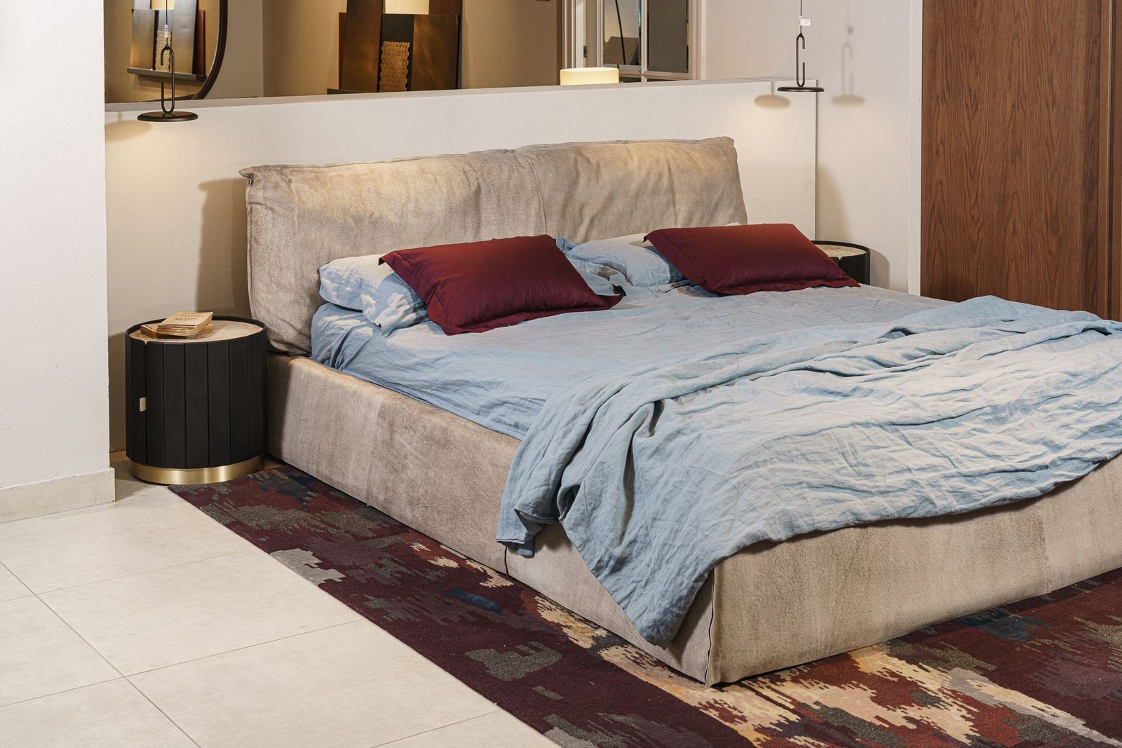 Baxter Кровать Paris Slim 180 Bo.H Kaki от Baxter — в интерьере