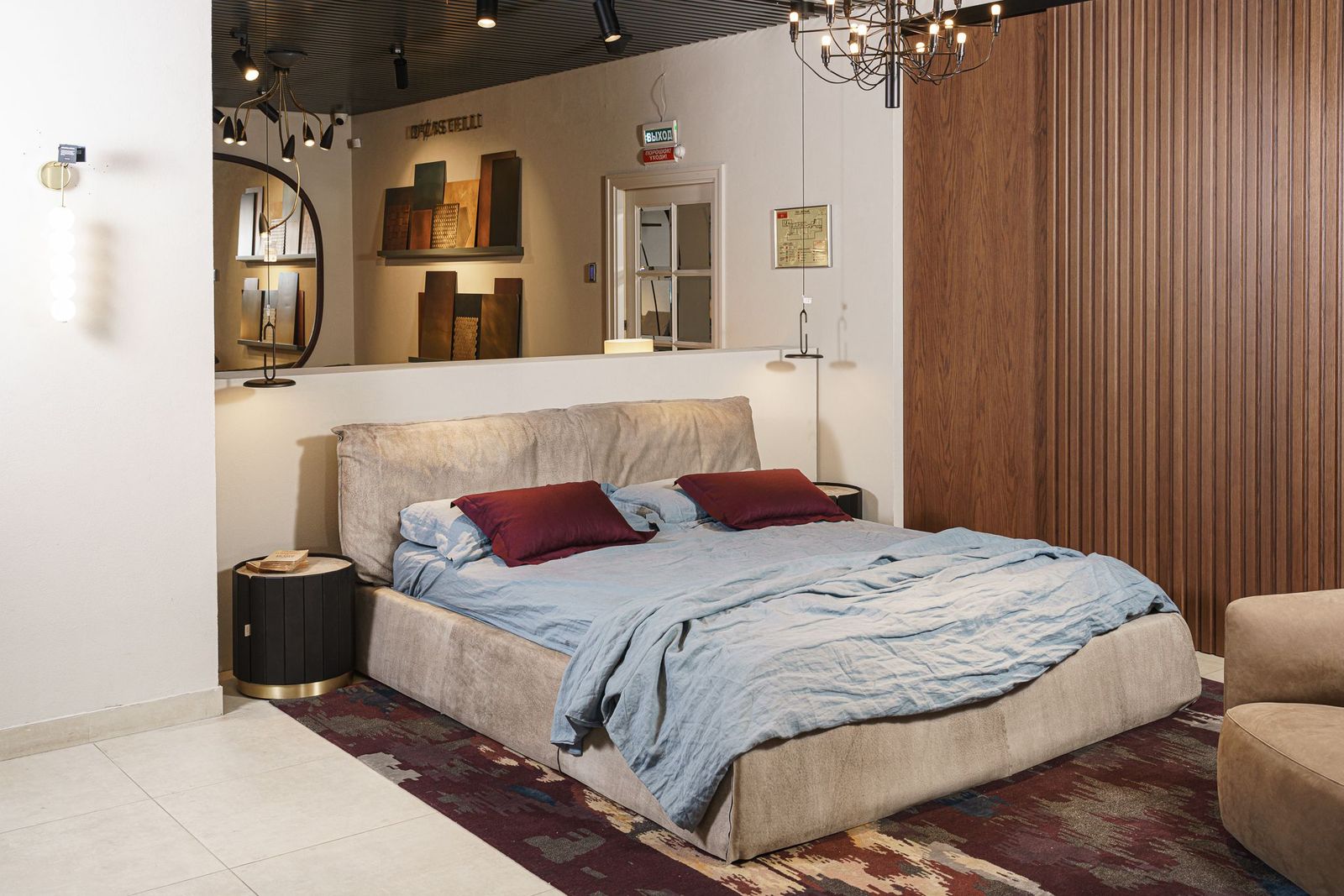 Baxter Кровать Paris Slim 180 Bo.H Kaki от Baxter — в интерьере
