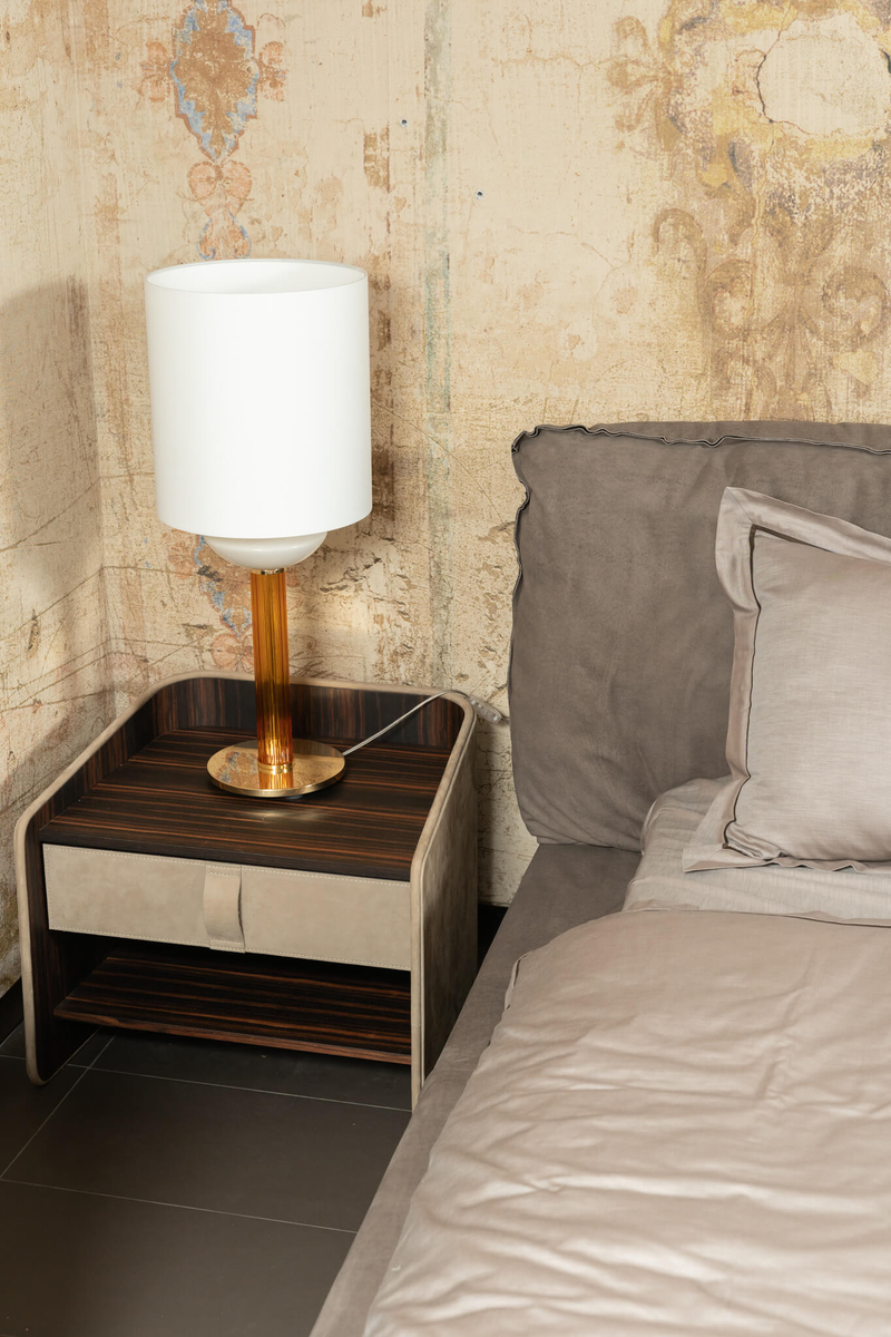 Baxter Кровать Paris Slim Kashmir Miel от Baxter — в интерьере