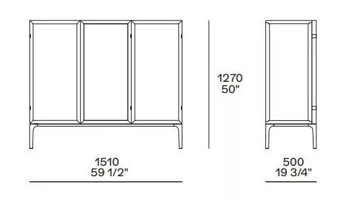 Poliform Витрина Aiko 151 от Poliform