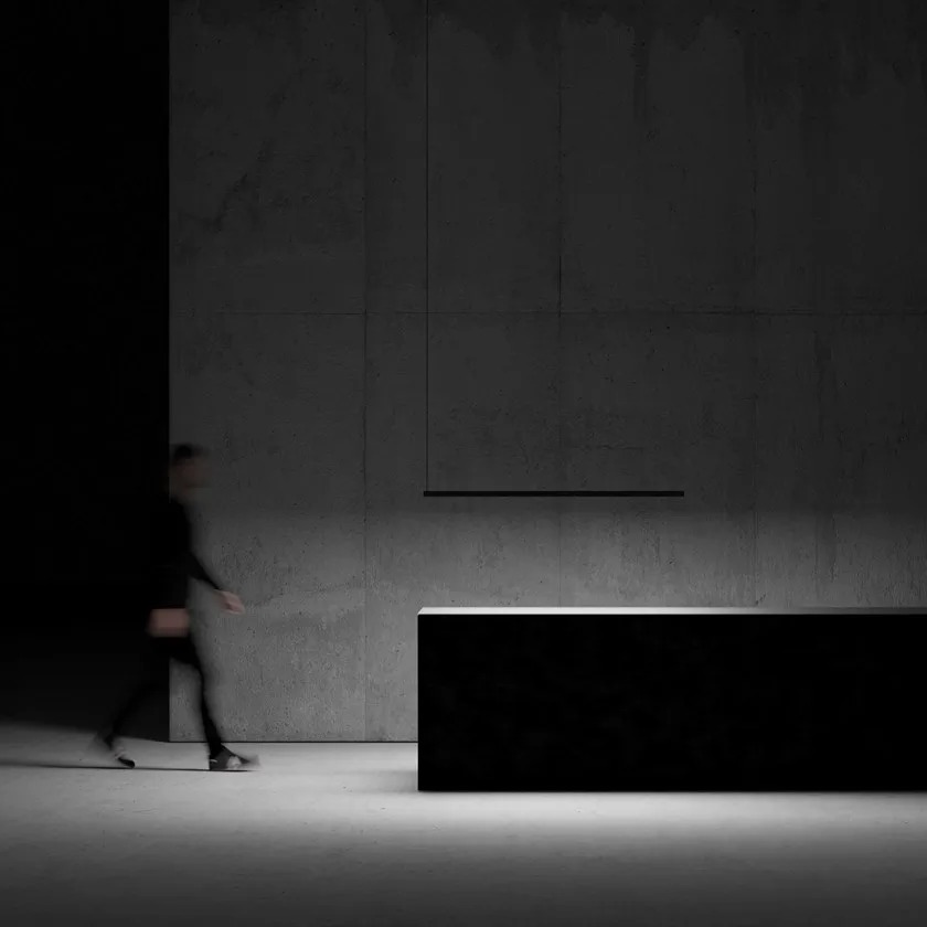 Davide Groppi Подвесной светильник Sottile Black/Champagne от Davide Groppi — в интерьере
