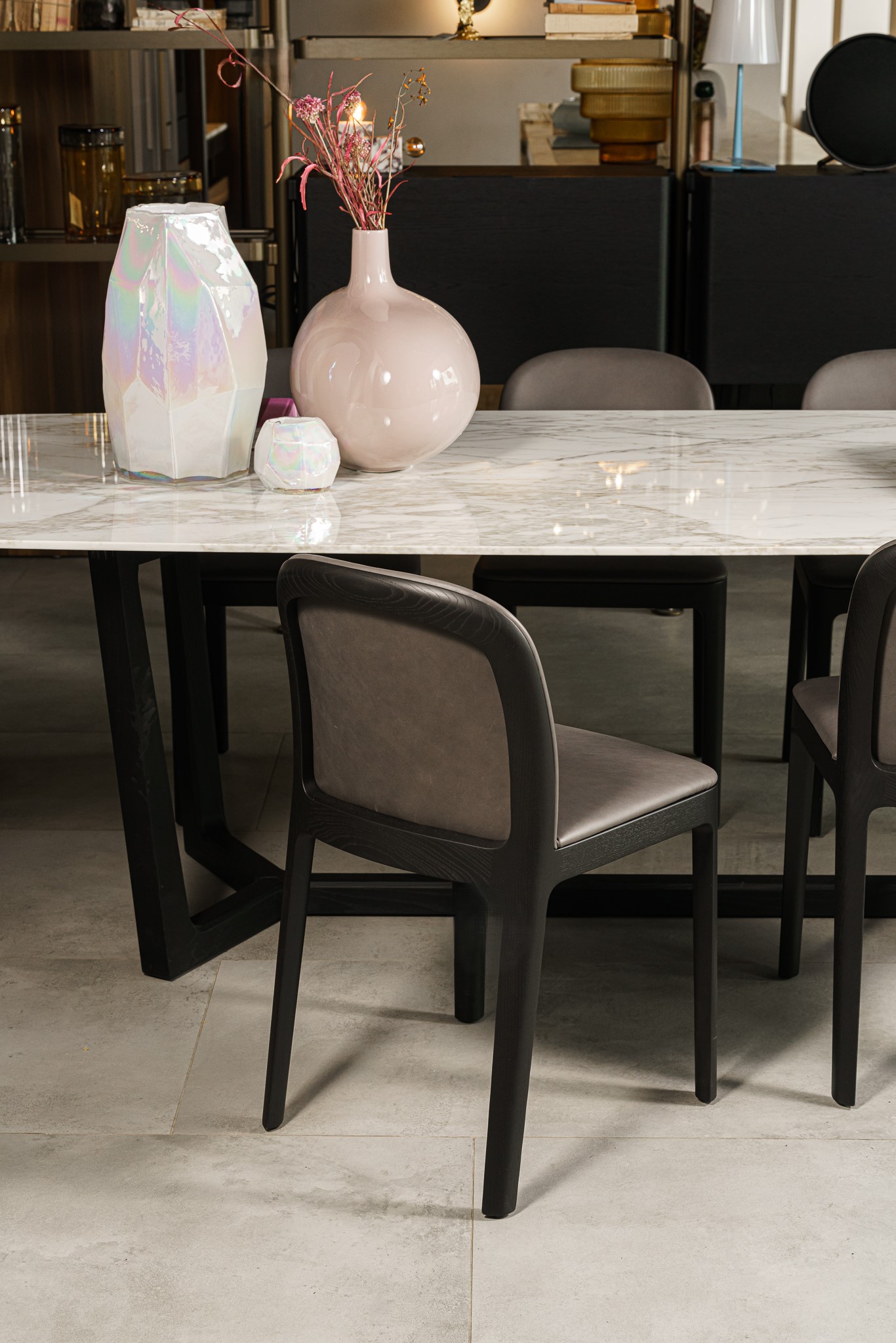 Molteni&C Стул Tea Leather Siria 1291/oak black от Molteni & C — в интерьере