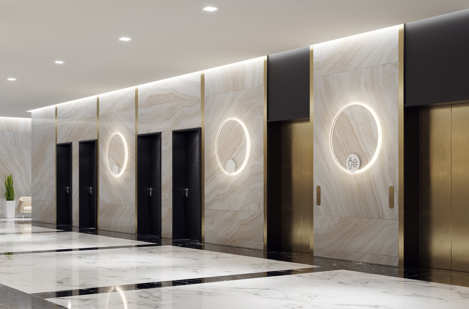 Fabbian Бра Olympic F45 от Fabbian — в интерьере