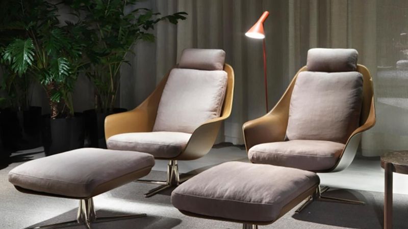 Flexform Кресло с подушкой Sveva от Flexform