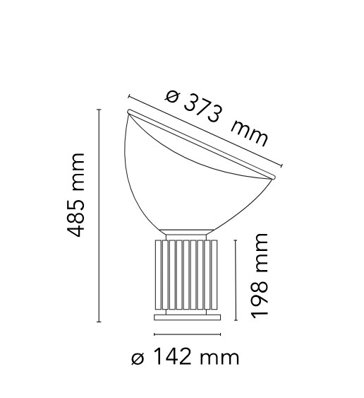 Flos Настольная лампа Taccia Small Vetro F6604009 от Flos