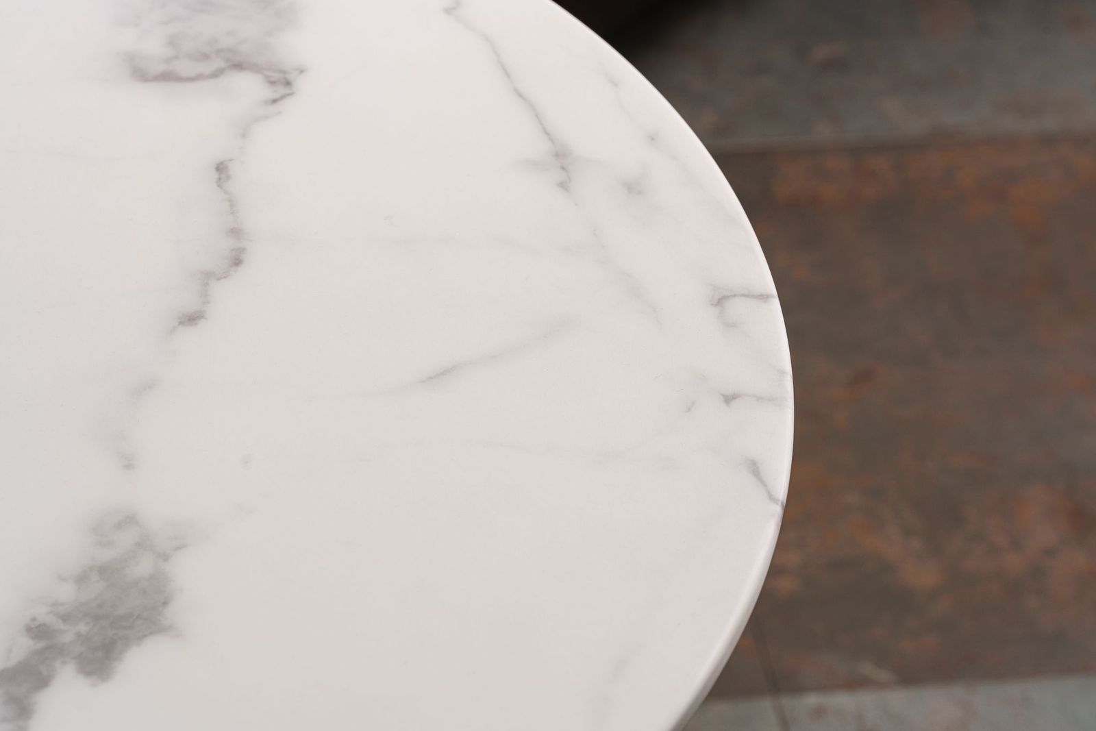 Polspotten Столик бистро Disc Marble Look White от Polspotten — в интерьере