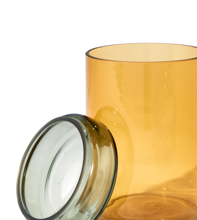 Polspotten Набор из 3х банок для хранения Caps and Jars Cognac от Polspotten — в интерьере